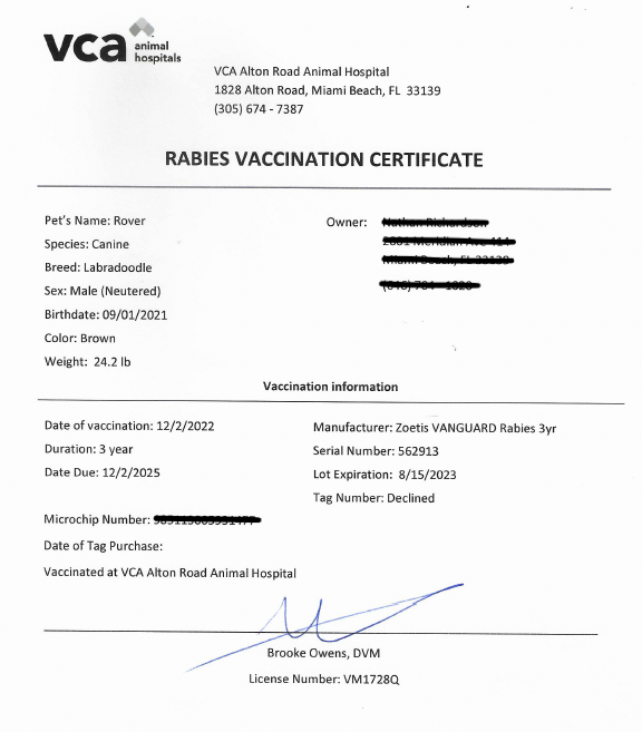 what-are-the-rabies-vaccination-certificate-requirements